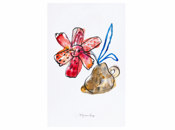 Colección Ilustrada Coffee Canvas "Flor"