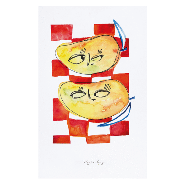 Colección Ilustrada Coffee Canvas "Fruta"