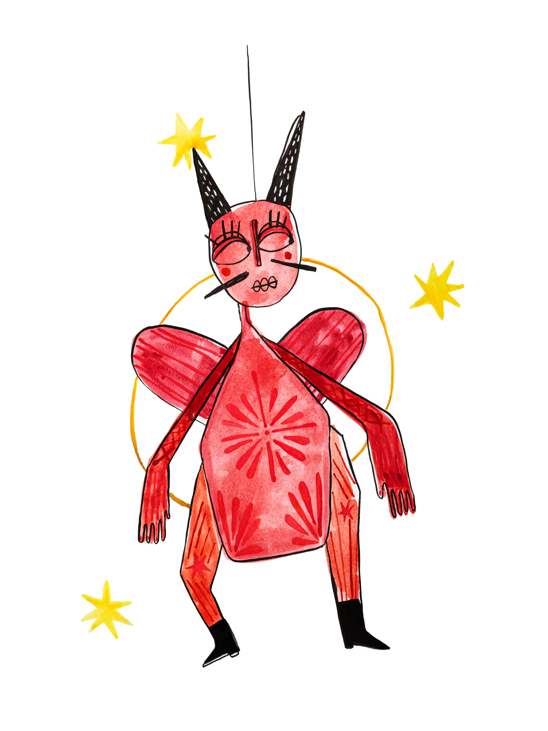 Lo que habita aquí: Diablo de cartón