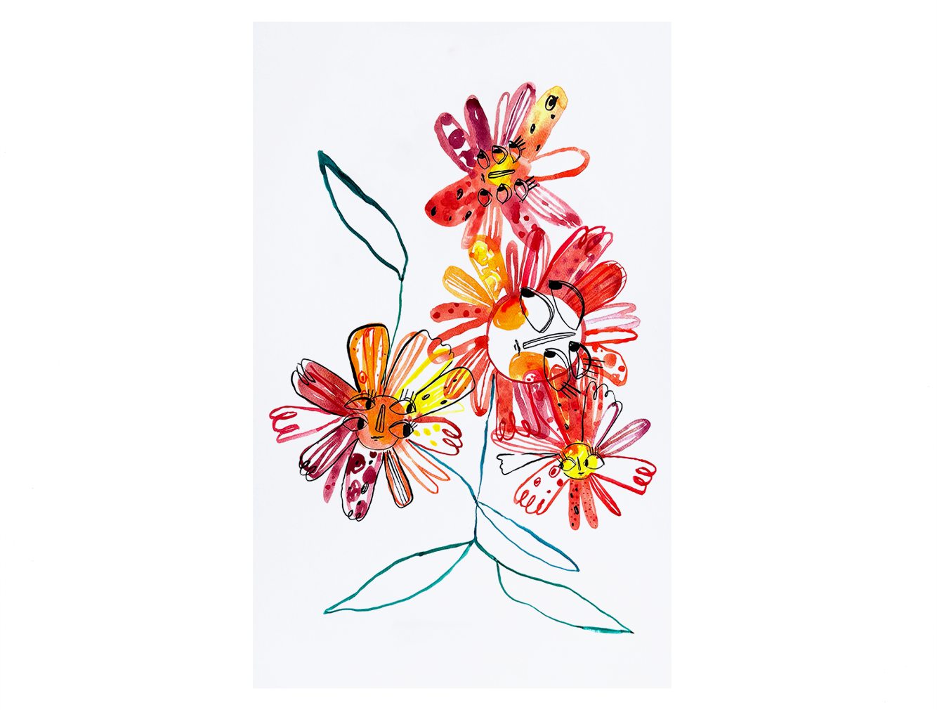 Forencias Art Print: Seremos jardín
