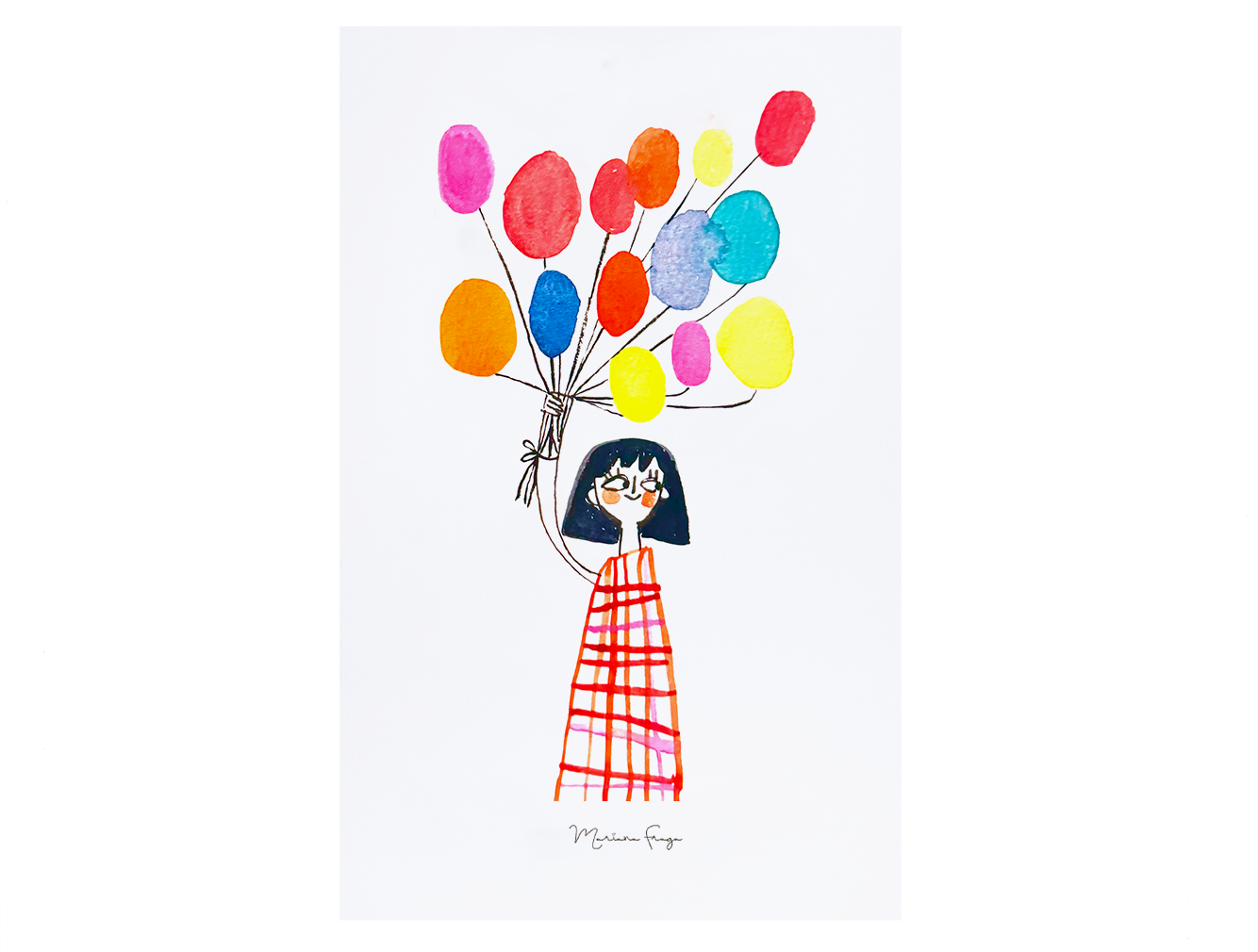 Colección Ilustrada Coffee Canvas "Globos"