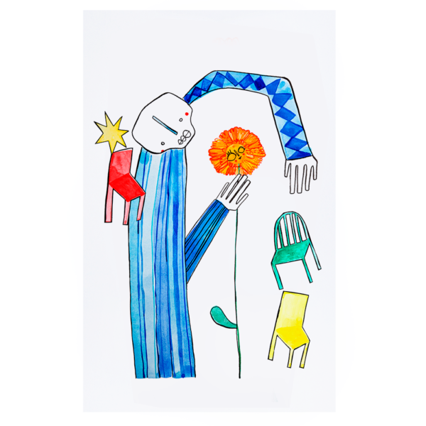 Lo que habita aquí Art print: Siempre viva